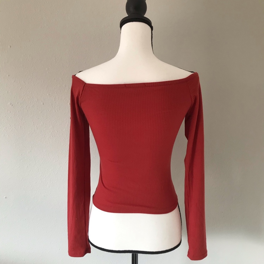 Ambiance Off The Shoulder Shirt - Picture 7 of 8